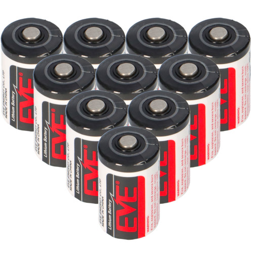 10x eve batteria litio - litio, 3,6v